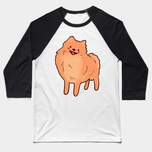 Funny pomeranian illustration Baseball T-Shirt